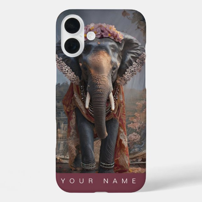 Botanischer Elefant Case-Mate iPhone Hülle (Rückseite)
