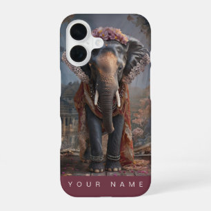 Botanischer Elefant iPhone 16 Hülle