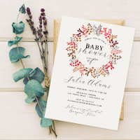 Botanischer Eukalyptus-Herbstlaub-Kranz Baby Showe