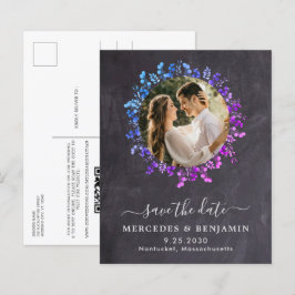 Botanischer Eukalyptus-QR-Save the Date Foto