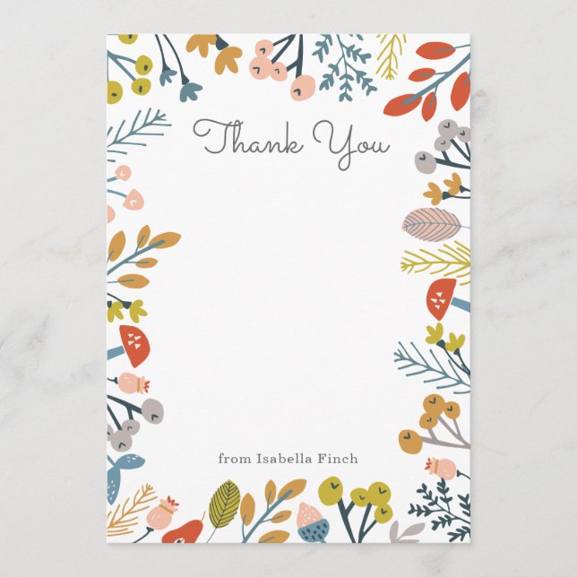 Botanischer Fall Mitteilungskarte (Vorderseite)