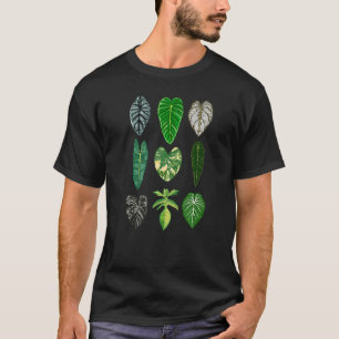 Botanischer Garten Alocasia Philodendron Pflanzen T-Shirt