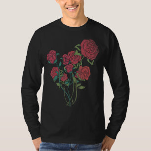 Botanischer Garten Blume Blüten Rose Bota T-Shirt