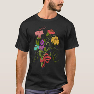 Botanischer Garten Blume Blüten Wildblume Botani T-Shirt