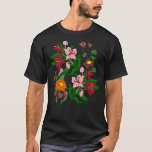 Botanischer Garten Blumenblüte Garten Wildblume T-Shirt