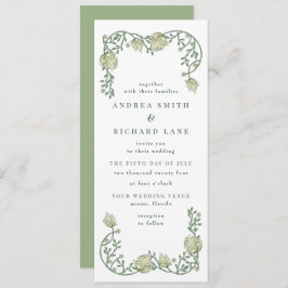 Botanischer Garten Blumenzwiebeleinladung Einladung