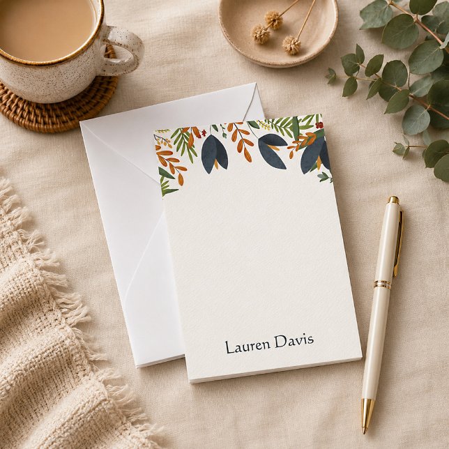 Botanischer Garten Briefpapier (Personalized Botanical Stationery)