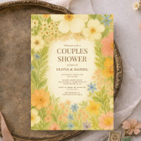 Botanischer Garten Florale Paare-Baby-Shower
