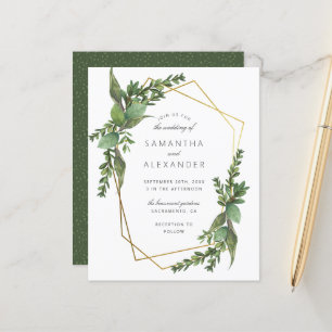 Botanischer Garten & geometrische Hochzeit
