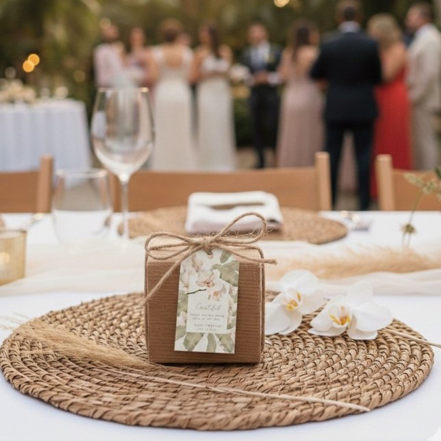 Botanischer Garten Hochzeit Dankeschön Geschenk Geschenkanhänger (Von Creator hochgeladen)