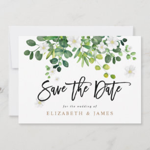 Botanischer Garten Hochzeit Save The Date