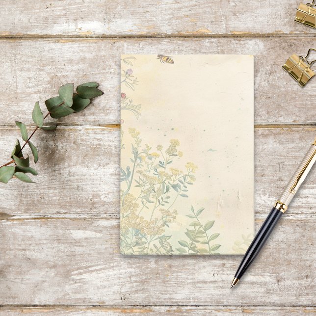 Botanischer Garten im Vintage-Stil Post-it Klebezettel (Von Creator hochgeladen)