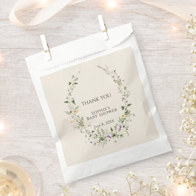 Botanischer Garten Kleiner in der Blütendusche Geschenktütchen (Ausgeschnitten)