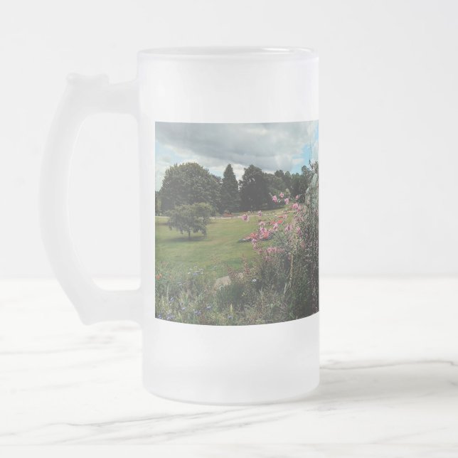 Botanischer Garten Mattglas Bierglas (Links)