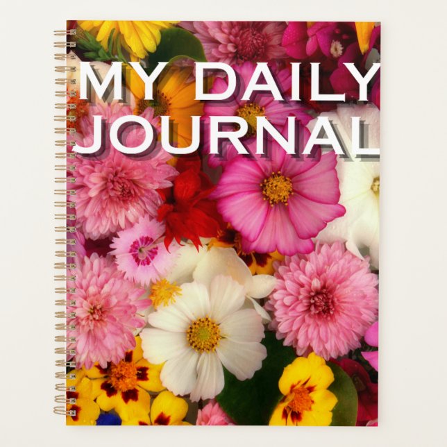 Botanischer Garten "Mein tägliches Journal" Planer (Vorderseite)