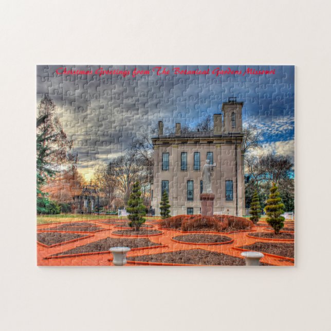 Botanischer Garten Missouri.Weihnachtsgrüße Puzzle (Horizontal)