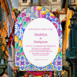 Botanischer Garten mit gelbem Zitronengarten Einla Einladung