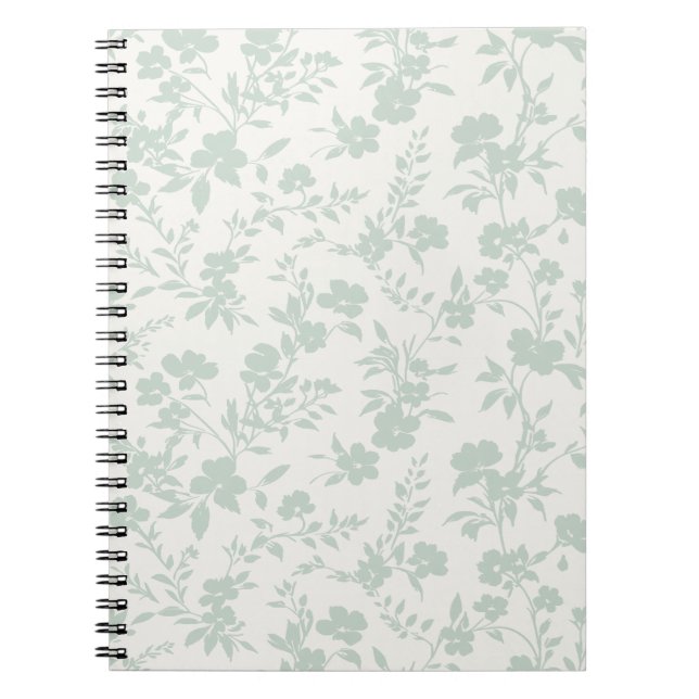 Botanischer Garten Mutes Sage - Neutral Notizblock (Vorderseite)