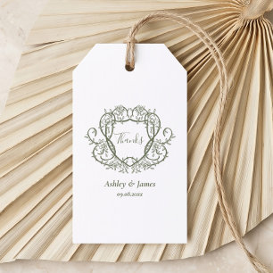 Botanischer Garten Sage Danke Kamm Hochzeit Geschenkanhänger