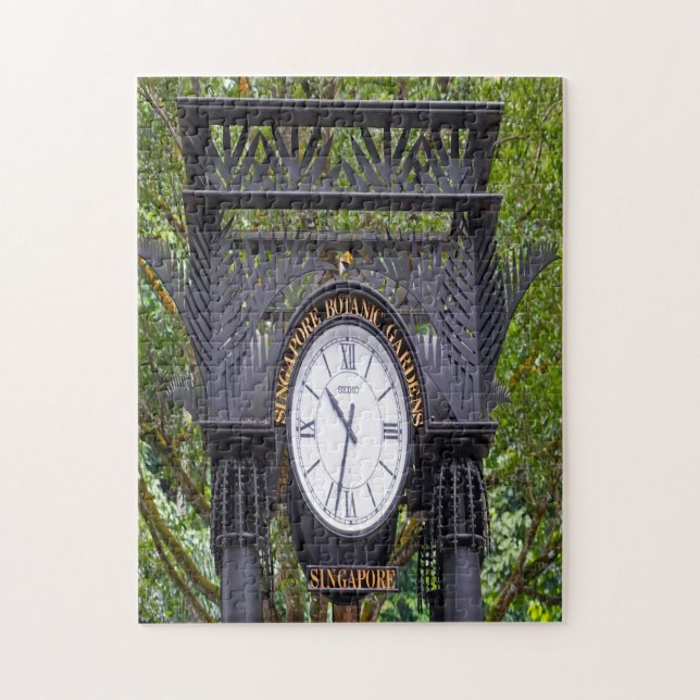 Botanischer Garten Singapur. Puzzle (Vertikal)