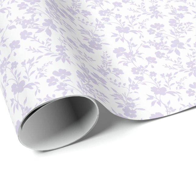 Botanischer Garten Staubiger Lavendel - Neutral - Geschenkpapier (Rolleneckpunkt)