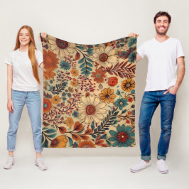 Botanischer Garten Tapestet Fleece Blanket