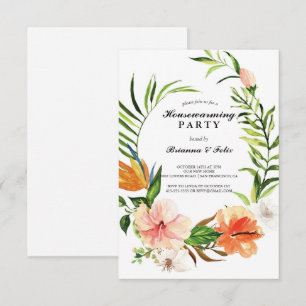 botanischer Garten Tropisches Grünes Party Einladung