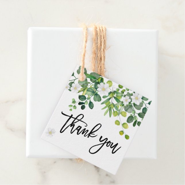 Botanischer Garten Vielen Dank, dass Sie die Frühj Geschenkanhänger (Beispiel)