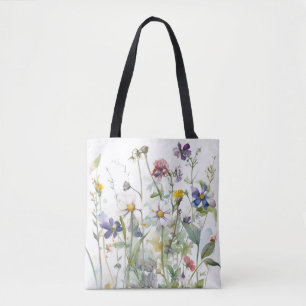 Botanischer Garten Wasserfarbe Blau
