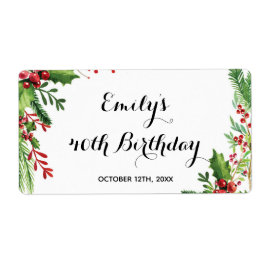 Botanischer Geburtstag des Mini-Champagner-Flasche