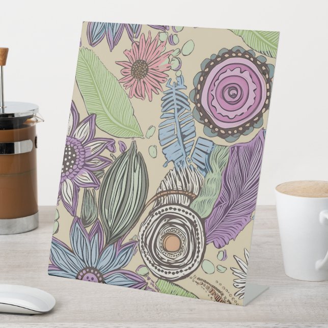 Botanischer Genuss Sockelschild (In Situ)