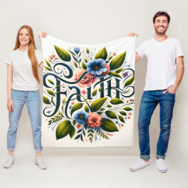 Botanischer Glaube Fleecedecke