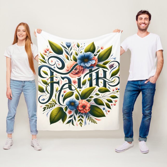 Botanischer Glaube Fleecedecke (Beispiel)