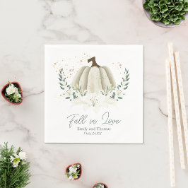 Botanischer Herbst in der Liebe Hochzeit von Napki Serviette