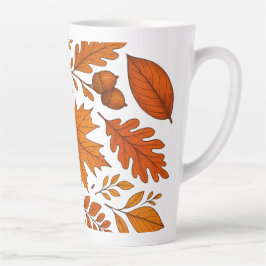 Botanischer Herbst - Vintage Herbstlaube Milchtasse