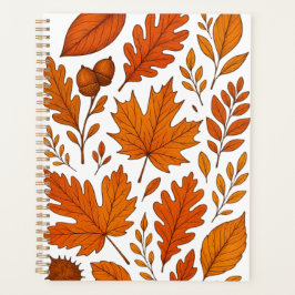 Botanischer Herbst - Vintage Herbstlaube Planer