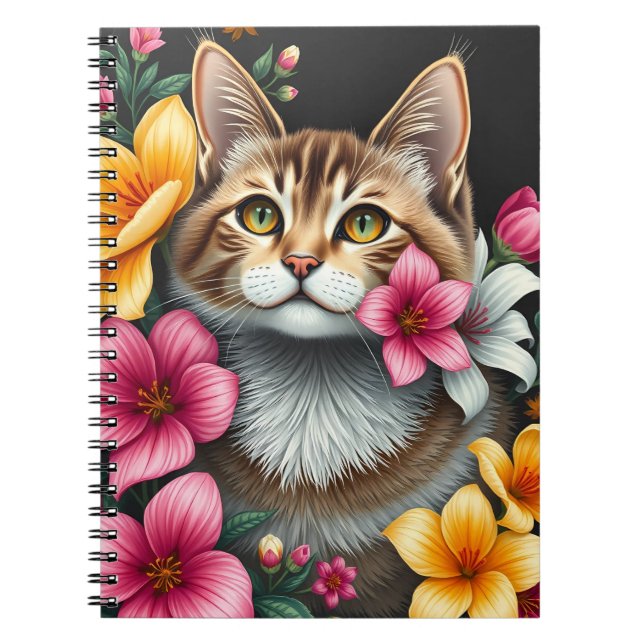Botanischer Katzenhaven Notizblock (Vorderseite)
