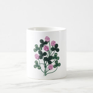 Botanischer Kunstdruck Shamrocks Kaffeetasse