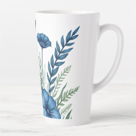 Botanischer Latte-Mug | Stylishes Boho-Trinkgeschi Milchtasse