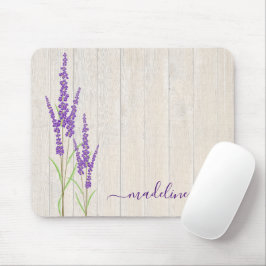 Botanischer Lavendel| Personalisiertes Mousepad