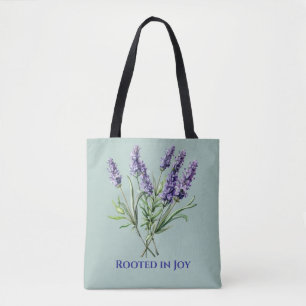 Botanischer Lavendel Sprig Mehrwegbeutel