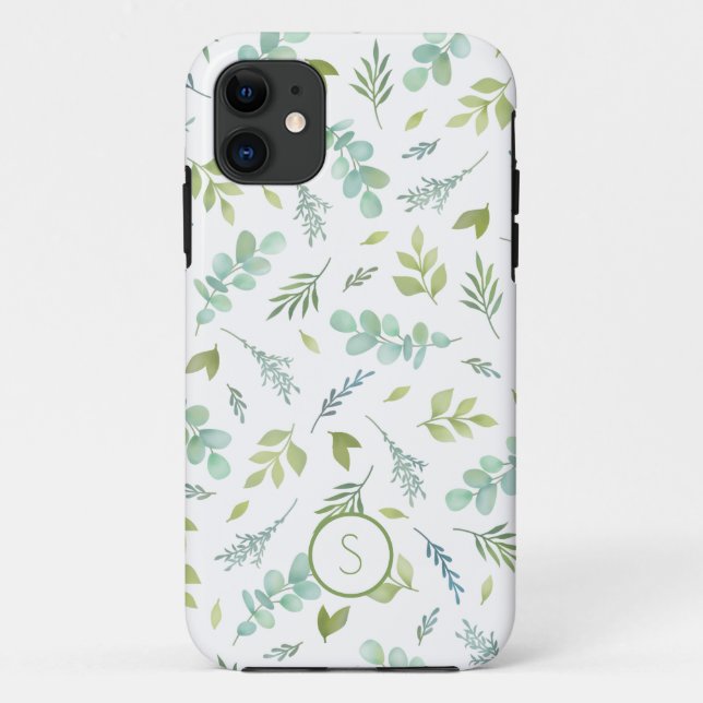 Botanischer Leaf Case-Mate iPhone Hülle (Rückseite)