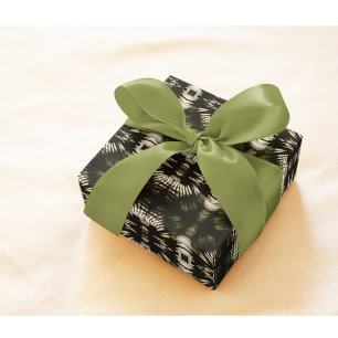 Botanischer Luxus Palme Blatt Armee Grün Designe Geschenkpapier