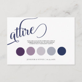 Botanischer Mondlicht | Gotische Blumenzacken Begleitkarte