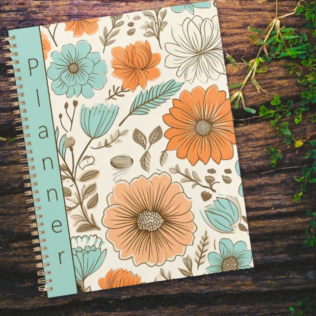 Botanischer Name des Retro Floral Planer (Von Creator hochgeladen)