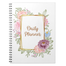 Botanischer nicht datierter Tagesplaner
