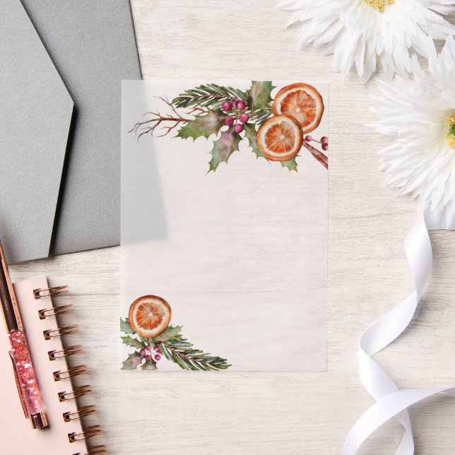 Botanischer Orange (Hochzeit)