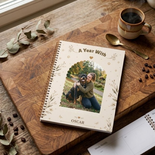  Botanischer Personalisierter Hund Foto Einfach Be Planer (Von Creator hochgeladen)