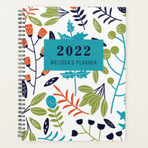 Botanischer Personalisierter Planer