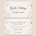 Botanischer Schimmer und Schönheit der schwarzen Ö Visitenkarte<br><div class="desc">Ein elegantes Visitenkartendesign, das auf die Bedürfnisse von Fachleuten der Ästhetik und Skinavien zugeschnitten ist. Dieses Layout mit sanftem Hintergrund und zarter botanischer Linienkunst verbindet fett schwarze Schrifttyp mit sauberem, modernem Text für einen polierten und femininen Look. Ideal für Gesichtsbehandlungen, Pflegebehandlungen, Wellness-Center-Service und Schönheitssalons, die eine raffinierte und berufliche Markenidentität...</div>